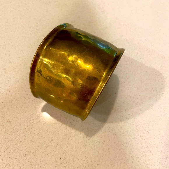 Jewelry - Hammered gold colored bracelet